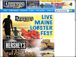Web site www.darrenkamps.com, Darrenkamp's Mount Joy Market