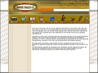 Web site www.genuinetobacco.com, Musser's Market