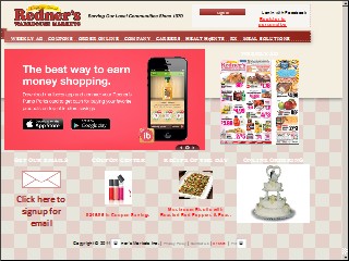 Web site http://www.rednersmarkets.com, Redner's Warehouse Markets