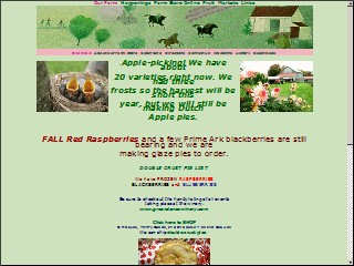 Web site www.sandhillberries.com, Sand Hill Berries