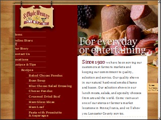 Web site www.sclydeweaver.com, S Clyde Weaver Inc