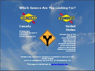 Web site https://www.sunoco.com/find-a-station, Sunoco Gas Station